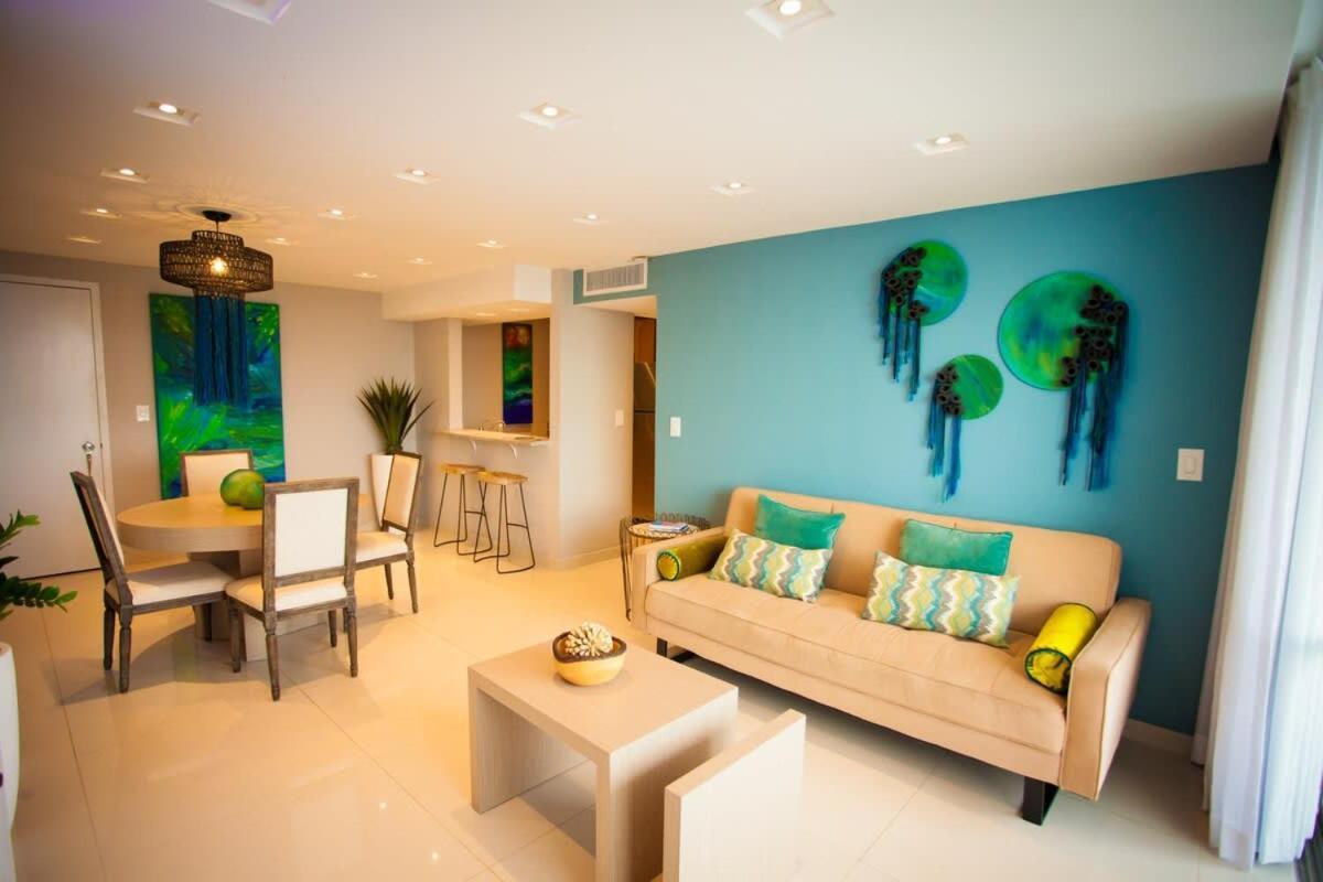 2Br Gem Ocean Front Building Isla Verde Beach سان خوان المظهر الخارجي الصورة