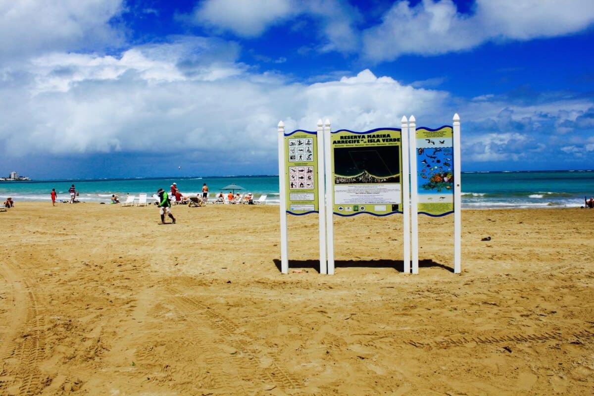 2Br Gem Ocean Front Building Isla Verde Beach سان خوان المظهر الخارجي الصورة